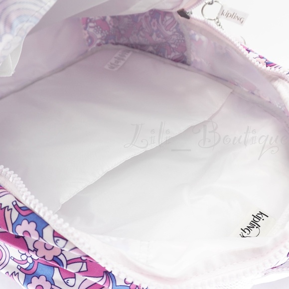 Kipling Seoul Backpack Laptop Travel Bag KI0451 Polyester Mystical Mane NWT $134 - Picture 6 of 13